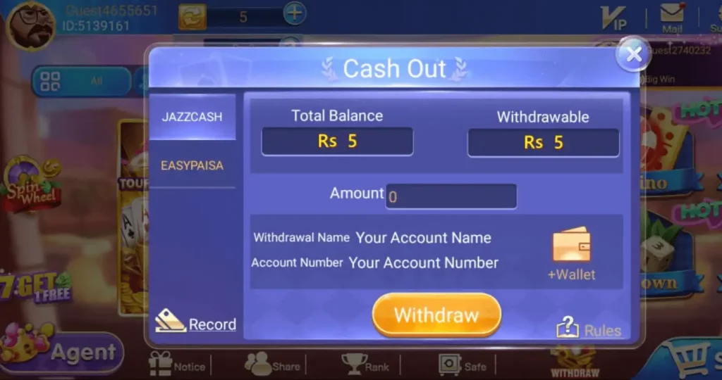 Teen Patti Max withdraw